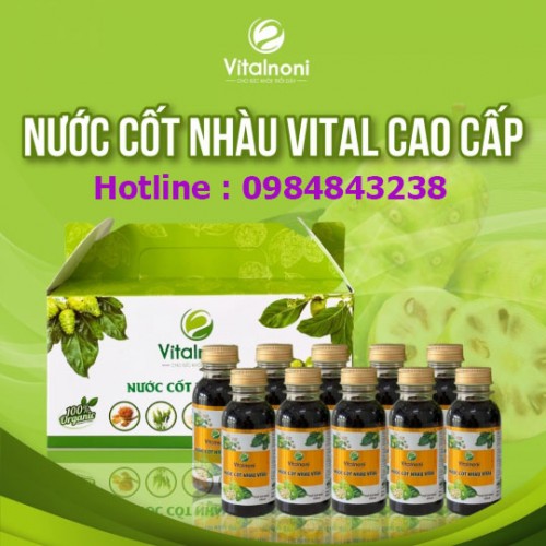 Nước Cốt Nhàu Vital ( Vitalnoni ) Bổ Sung Dinh Dưỡng, Tăng Cường Sức Khỏe, Hỗ Trợ Điều Trị Bệnh Tật